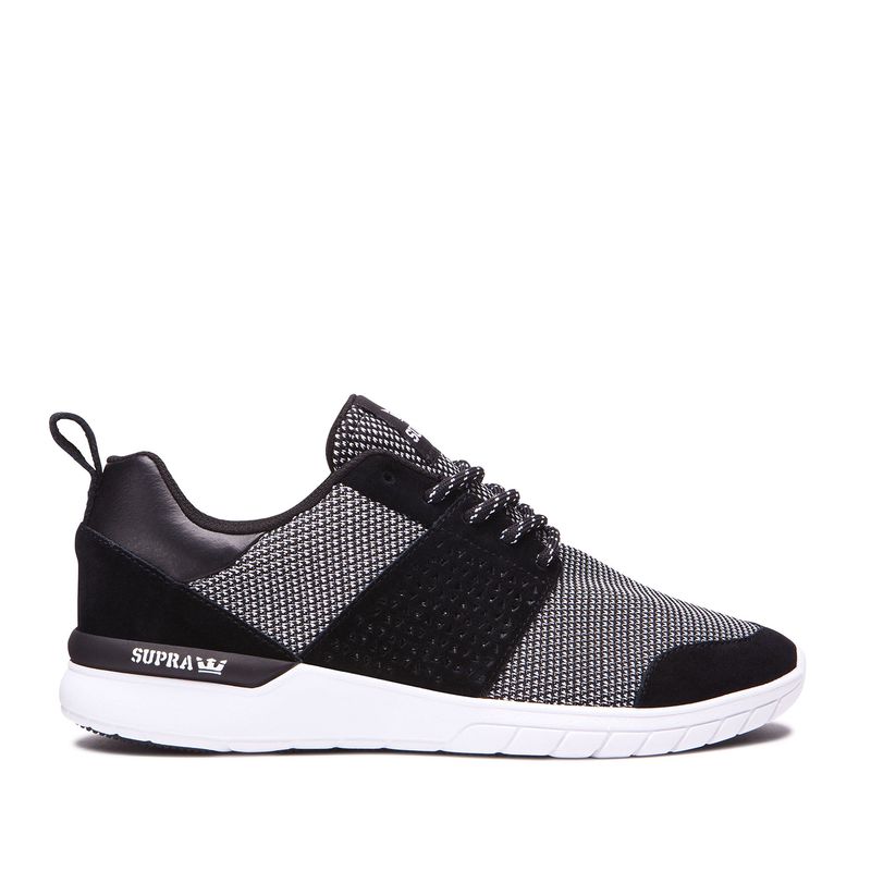 Supra Scissor Turnschuhe Damen - Weiß/Schwarz ZWD47443